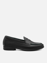 Mocassim em Couro Clássico Preto